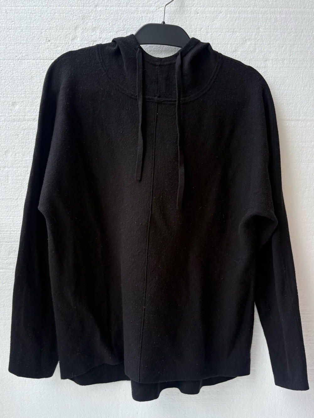 Quince Modal Fleece Hoodie Cowl Neck Pullover Lounge Athleisure Large